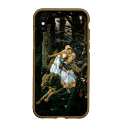 Чехол для iPhone XS Max матовый Васнецов Иван царевич на Сером Волке