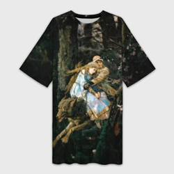 Платье-футболка 3D Васнецов Иван царевич на Сером Волке