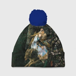 Шапка 3D c помпоном Васнецов Иван царевич на Сером Волке