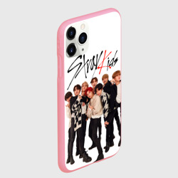 Чехол для iPhone 11 Pro Max матовый Stray Kids white background - фото 2