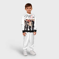 Детский костюм с толстовкой 3D Stray Kids white background - фото 2