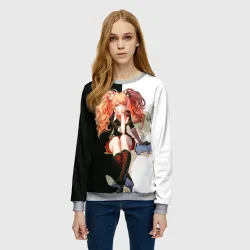 Женский свитшот 3D Джунко Эношима - Danganronpa - фото 2