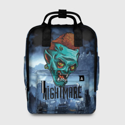 Женский рюкзак 3D Ночной кошмар - Horror face