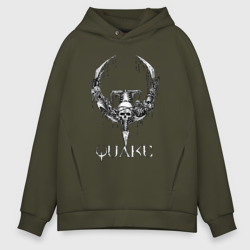 Мужское худи Oversize хлопок Quake logo