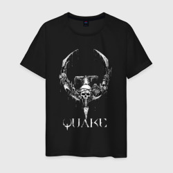 Quake logo – Мужская футболка хлопок с принтом купить со скидкой в -20%