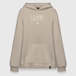 Худи SuperOversize хлопок Звездная Лиса