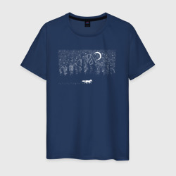 Звездная Лиса – Мужская футболка хлопок с принтом купить со скидкой в -20%