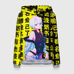 Женская толстовка 3D Киберпанк: бегущий по краю