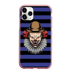 Чехол для iPhone 11 Pro Max матовый Злой клоун - Halloween