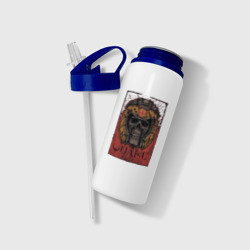 Бутылка для воды с трубочкой Quake - Ranger skull - фото 2