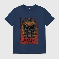 Мужская футболка хлопок Quake - Ranger skull