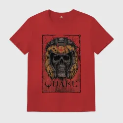 Мужская футболка хлопок Quake - Ranger skull