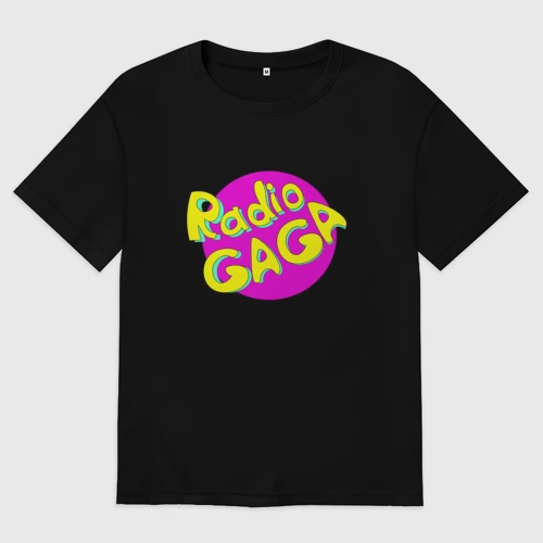 Мужская футболка хлопок Oversize Radio Gaga