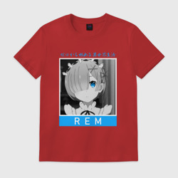 Мужская футболка хлопок Рем - Re: Zero - С нуля