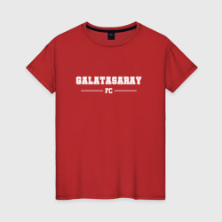 Женская футболка хлопок Galatasaray football club классика