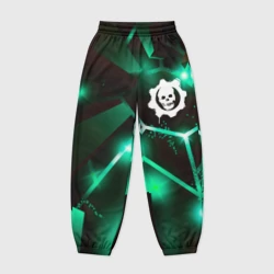 Женские джоггеры оверсайз 3D Gears of War разлом плит