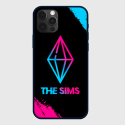 Чехол для iPhone 12 Pro The Sims - neon gradient