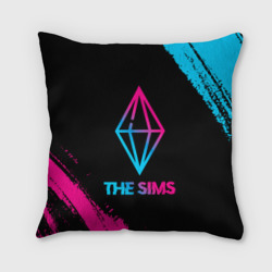 Подушка 3D The Sims - neon gradient