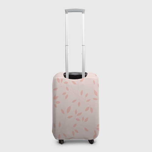 Чехол для чемодана 3D Алла по-вертикали с розовым фоном, цвет 3D печать - фото 2