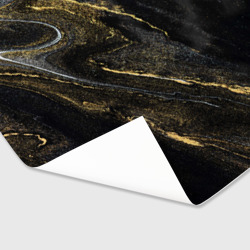 Бумага для упаковки 3D Символ знака зодиака Весы черно-золотой - фото 2