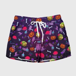 Женские шорты 3D Это Хэллоуин