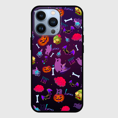 Чехол для iPhone 13 Pro Это Хэллоуин, цвет черный