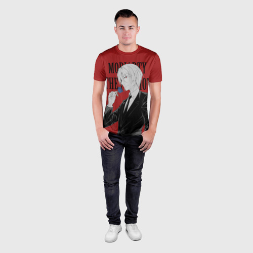Мужская футболка 3D Slim Красавчик Уильям Мориарти, цвет 3D печать - фото 4