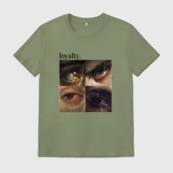 Мужская футболка хлопок Искусство и глаза