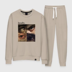 Женский костюм хлопок Искусство и глаза