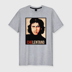 Мужская футболка хлопок Slim Челентано - Че Гевара
