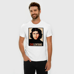 Мужская футболка хлопок Slim Челентано - Че Гевара - фото 2