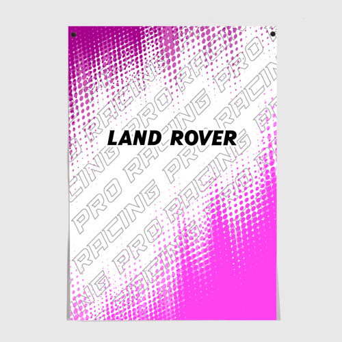 Постер Land Rover pro racing: символ сверху