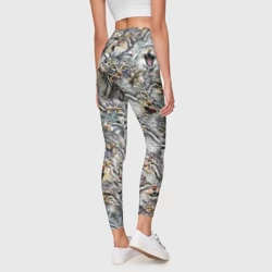 Леггинсы 3D Погладь всех манулов - фото 2