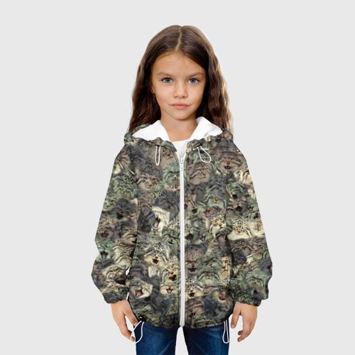 Детская куртка 3D Мануловый камуфляж, цвет белый - фото 4