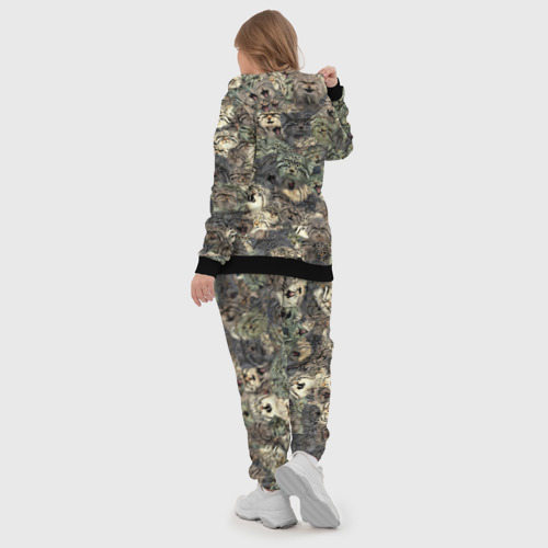 Женский костюм 3D Мануловый камуфляж, цвет черный - фото 6
