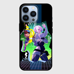 Чехол для iPhone 13 Pro Cyberpunk Edgerunners Люси и Дэвид