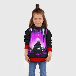 Детская толстовка 3D Люси из аниме Cyberpunk Edgerunners - фото 2