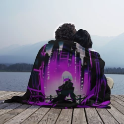 Плед 3D Люси из аниме Cyberpunk Edgerunners - фото 2