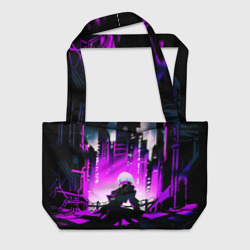 Пляжная сумка 3D Люси из аниме Cyberpunk Edgerunners