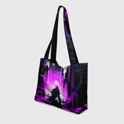 Пляжная сумка 3D Люси  из  аниме Cyberpunk Edgerunners - фото 2
