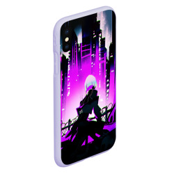 Чехол для iPhone XS Max матовый Люси из аниме Cyberpunk Edgerunners - фото 2