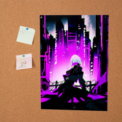 Постер Люси из аниме Cyberpunk Edgerunners - фото 2
