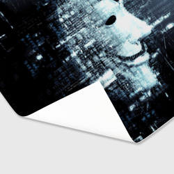 Бумага для упаковки 3D Анонимус код - фото 2