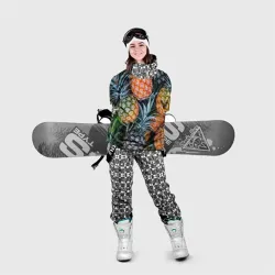 Накидка на куртку 3D Фон из ананасов - фото 2