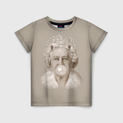 Детская футболка 3D Королева Елизавета