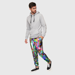 Мужские брюки 3D acid pixels - фото 2