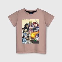 Детская футболка хлопок Fairy Tail Heroes