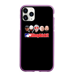 Чехол для iPhone 11 Pro Max матовый Limp Bizkit art