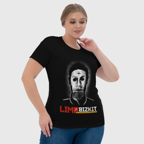 Женская футболка 3D с принтом Limp bizkit Wes Borland, фото #4