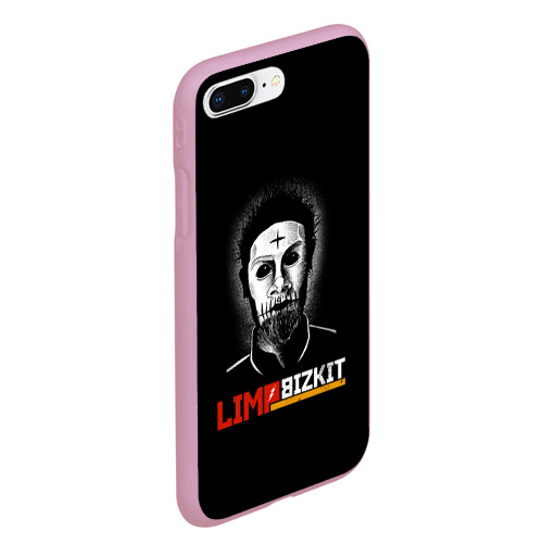 Чехол для iPhone 7Plus/8 Plus матовый Limp Bizkit Wes Borland, цвет розовый - фото 3